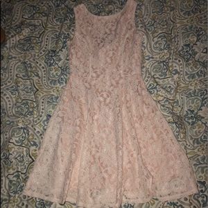 light pink dress